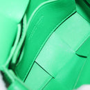 BOTTEGA VENETA MAXI INTRECCIATO Candy Cassette Bag Leather Green Auth mr3056A-12