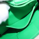 BOTTEGA VENETA MAXI INTRECCIATO Candy Cassette Bag Leather Green Auth mr3056A-20