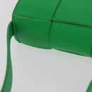 BOTTEGA VENETA MAXI INTRECCIATO Candy Cassette Bag Leather Green Auth mr3056A-7