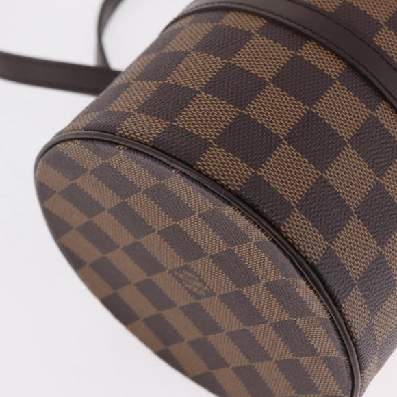 LOUIS VUITTON Damier Ebene Papillon 30 Hand Bag N51303 LV Auth mr3061V