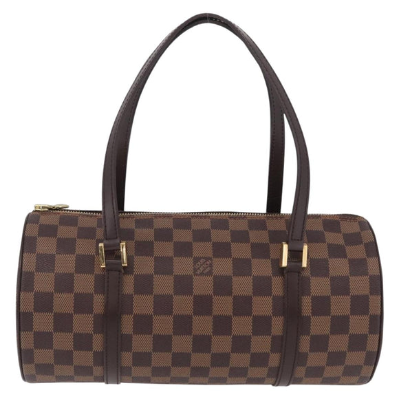 LOUIS VUITTON Damier Ebene Papillon 30 Hand Bag N51303 LV Auth mr3061V