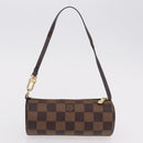 LOUIS VUITTON Damier Ebene Papillon 30 Hand Bag N51303 LV Auth mr3061V-21