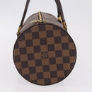 LOUIS VUITTON Damier Ebene Papillon 30 Hand Bag N51303 LV Auth mr3061V-4