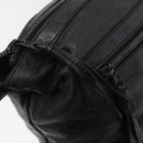 Balenciaga The Day Shoulder Bag Leather Black 223409 Auth mr3063A-16