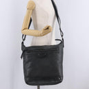 Balenciaga The Day Shoulder Bag Leather Black 223409 Auth mr3063A-25