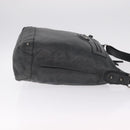 Balenciaga The Day Shoulder Bag Leather Black 223409 Auth mr3063A-4