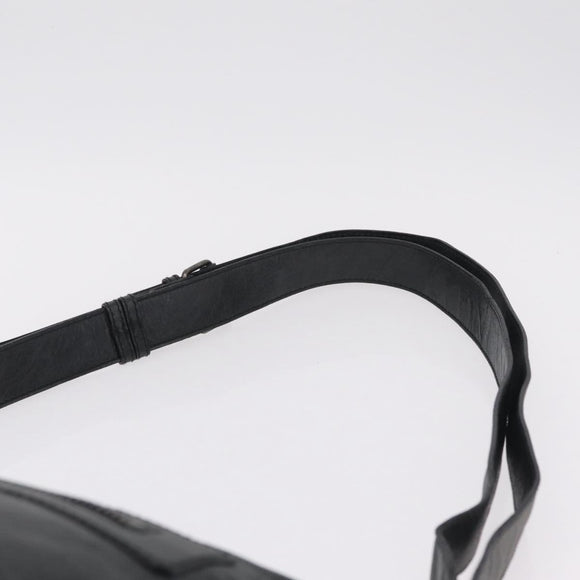Balenciaga The Day Shoulder Bag Leather Black 223409 Auth mr3063A