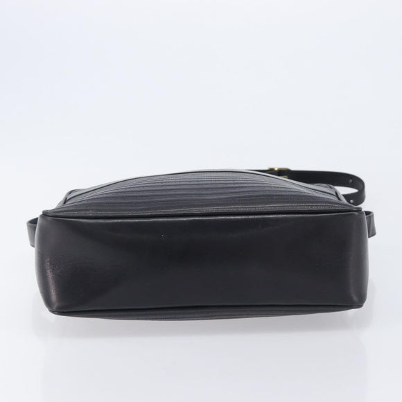 Valentino Clutch Bag Shoulder Bag PVC Leather 2 Set Black Brown Auth mr3065