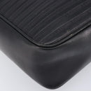 Valentino Clutch Bag Shoulder Bag PVC Leather 2 Set Black Brown Auth mr3065-17
