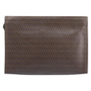 Valentino Clutch Bag Shoulder Bag PVC Leather 2 Set Black Brown Auth mr3065-3