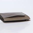 Valentino Clutch Bag Shoulder Bag PVC Leather 2 Set Black Brown Auth mr3065-5