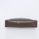 Valentino Clutch Bag Shoulder Bag PVC Leather 2 Set Black Brown Auth mr3065-6