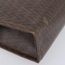 Valentino Clutch Bag Shoulder Bag PVC Leather 2 Set Black Brown Auth mr3065-8