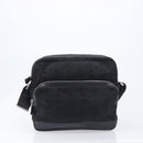 Bally Shoulder Bag Hand Bag Canvas PVC 2 Set Black Brown Auth mr3066-13