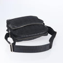 Bally Shoulder Bag Hand Bag Canvas PVC 2 Set Black Brown Auth mr3066-16