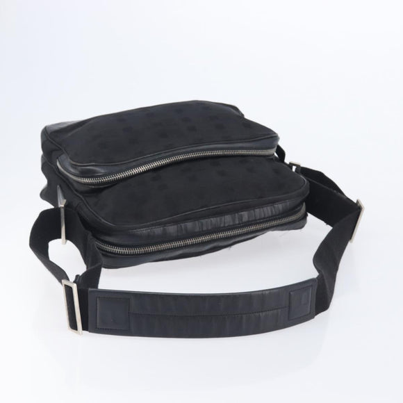 Bally Shoulder Bag Hand Bag Canvas PVC 2 Set Black Brown Auth mr3066