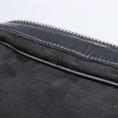 Bally Shoulder Bag Hand Bag Canvas PVC 2 Set Black Brown Auth mr3066-20