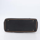Bally Shoulder Bag Hand Bag Canvas PVC 2 Set Black Brown Auth mr3066-7
