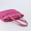 PRADA Tote Bag Nylon 2 Set Pink Black Auth mr3075-13