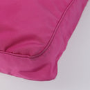 PRADA Tote Bag Nylon 2 Set Pink Black Auth mr3075-17