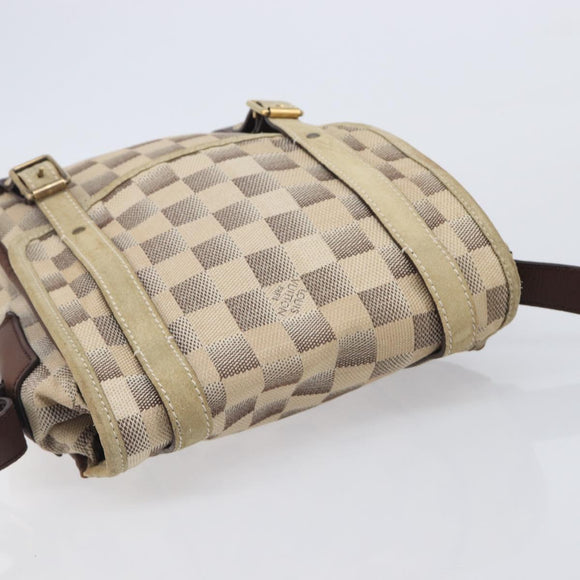 LOUIS VUITTON Damiern Trotteur Shoulder Bag White N48184 LV Auth mr3077