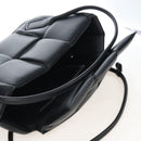 Bottega Veneta MAXI INTRECCIATO Tote Bag Leather Black Auth mr3078M-17