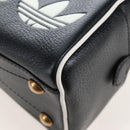 GUCCI Adidas Hand Bag Leather Black Gold Tone 702397 Auth mr3079V-15