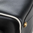 GUCCI Adidas Hand Bag Leather Black Gold Tone 702397 Auth mr3079V-16