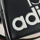 GUCCI Adidas Hand Bag Leather Black Gold Tone 702397 Auth mr3079V-20