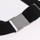 GUCCI GG Canvas Waist Bag Black Silver 28566 Auth mr3080A-15