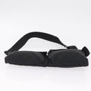 GUCCI GG Canvas Waist Bag Black Silver 28566 Auth mr3080A-5