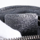 GUCCI GG Canvas Waist Bag Black Silver 28566 Auth mr3080A-12