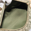 Christian Dior Trotter Canvas Hand Bag Khaki Gold Tone Auth mr3081-21