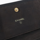 CHANEL Wallet Caviar Skin Black CC Auth mr3082-13