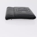CHANEL Wallet Caviar Skin Black CC Auth mr3082-4