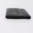 CHANEL Wallet Caviar Skin Black CC Auth mr3082-5