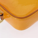LOUIS VUITTON Monogram Vernis Christy MM Shoulder Bag Jaune M91108 Auth mr3084A-14