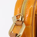 LOUIS VUITTON Monogram Vernis Christy MM Shoulder Bag Jaune M91108 Auth mr3084A-17