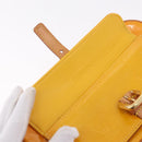 LOUIS VUITTON Monogram Vernis Christy MM Shoulder Bag Jaune M91108 Auth mr3084A-24