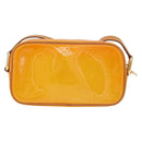 LOUIS VUITTON Monogram Vernis Christy MM Shoulder Bag Jaune M91108 Auth mr3084A-3