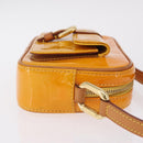 LOUIS VUITTON Monogram Vernis Christy MM Shoulder Bag Jaune M91108 Auth mr3084A-4