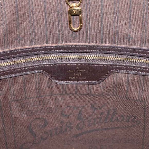 LOUIS VUITTON Monogram Idylle Neverfull MM Tote Bag Fuzan M40513 LV Auth mr3086