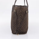 LOUIS VUITTON Monogram Idylle Neverfull MM Tote Bag Fuzan M40513 LV Auth mr3086-5