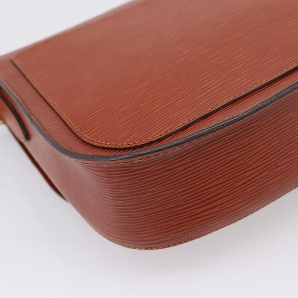LOUIS VUITTON Epi Saint Cloud GM Shoulder Bag Brown M52193 LV Auth mr3090A