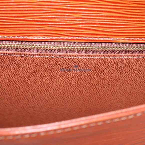 LOUIS VUITTON Epi Saint Cloud GM Shoulder Bag Brown M52193 LV Auth mr3090A