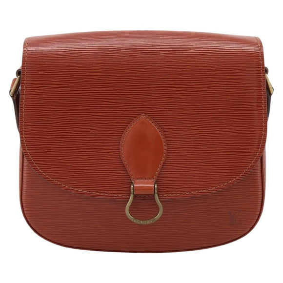 LOUIS VUITTON Epi Saint Cloud GM Shoulder Bag Brown M52193 LV Auth mr3090A