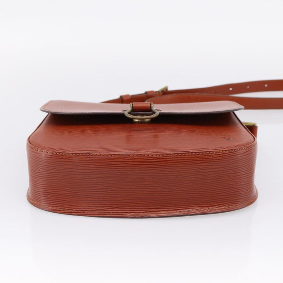 LOUIS VUITTON Epi Saint Cloud GM Shoulder Bag Brown M52193 LV Auth mr3090A