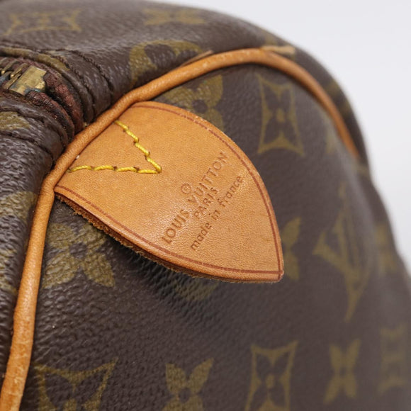 LOUIS VUITTON Monogram Speedy 30 Hand Bag M41526 LV Auth mr3091A