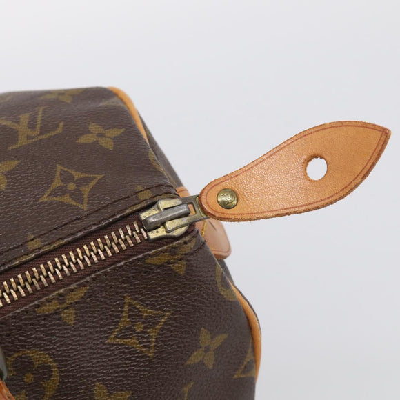 LOUIS VUITTON Monogram Speedy 30 Hand Bag M41526 LV Auth mr3091A
