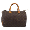 LOUIS VUITTON Monogram Speedy 30 Hand Bag M41526 LV Auth mr3091A-2